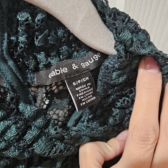 Cable and Gauge lace shirt - Picture 7 of 8